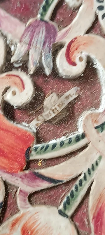 Reliquaire antique avec reliques, exécution monastique 18e siècle canavet paer-roules