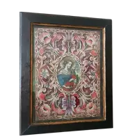 Reliquaire antique avec reliques, exécution monastique 18e siècle canavet paer-roules