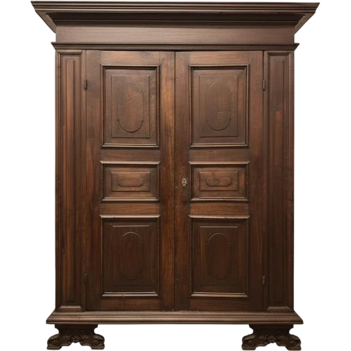 Armadio barocco lombardo Luigi XIV Brescia XVII secolo
