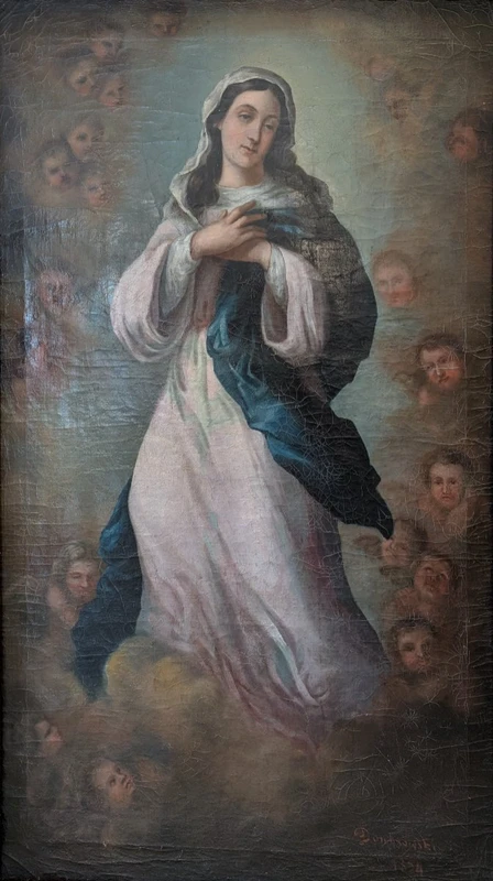 Painting depicting the Immaculate Conception