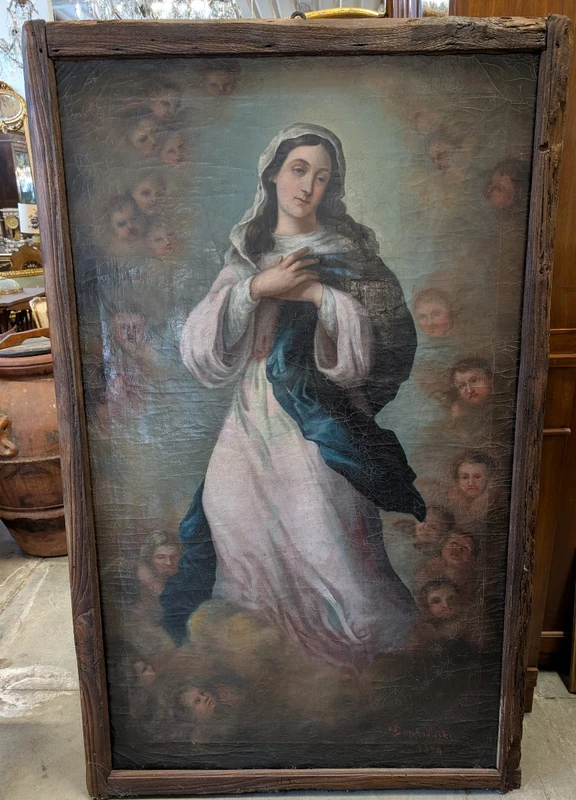 Painting depicting the Immaculate Conception