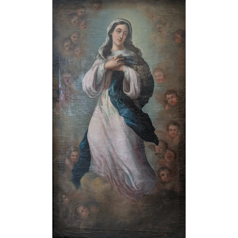 Painting depicting the Immaculate Conception