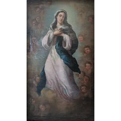 Painting depicting the Immaculate Conception