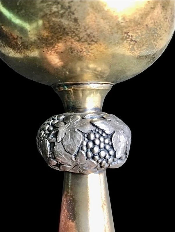 Gilded silver chalice (vermeille).France