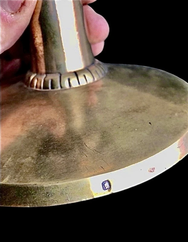 Gilded silver chalice (vermeille).France