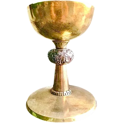 Gilded silver chalice (vermeille).France