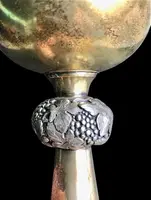 Gilded silver chalice (vermeille).France