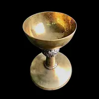 Gilded silver chalice (vermeille).France