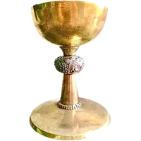 Gilded silver chalice (vermeille).France