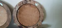 Paire de tableaux anciens technique ( arte povera ) venise 18eme siecle