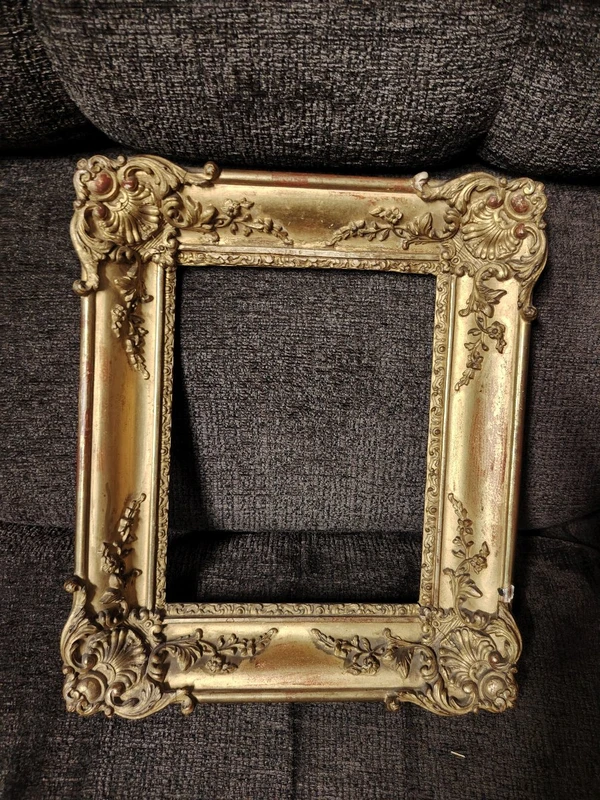 cornice barocca dell'800 , legno  dorato