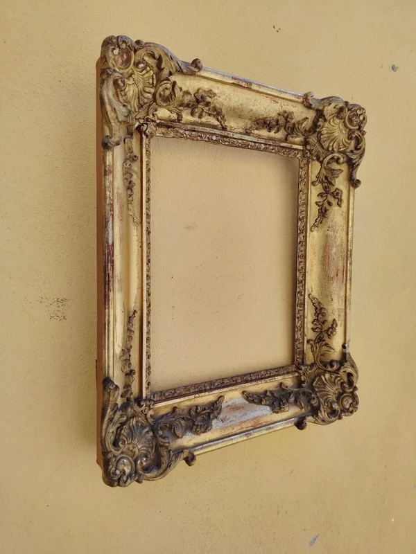 cornice barocca dell'800 , legno  dorato