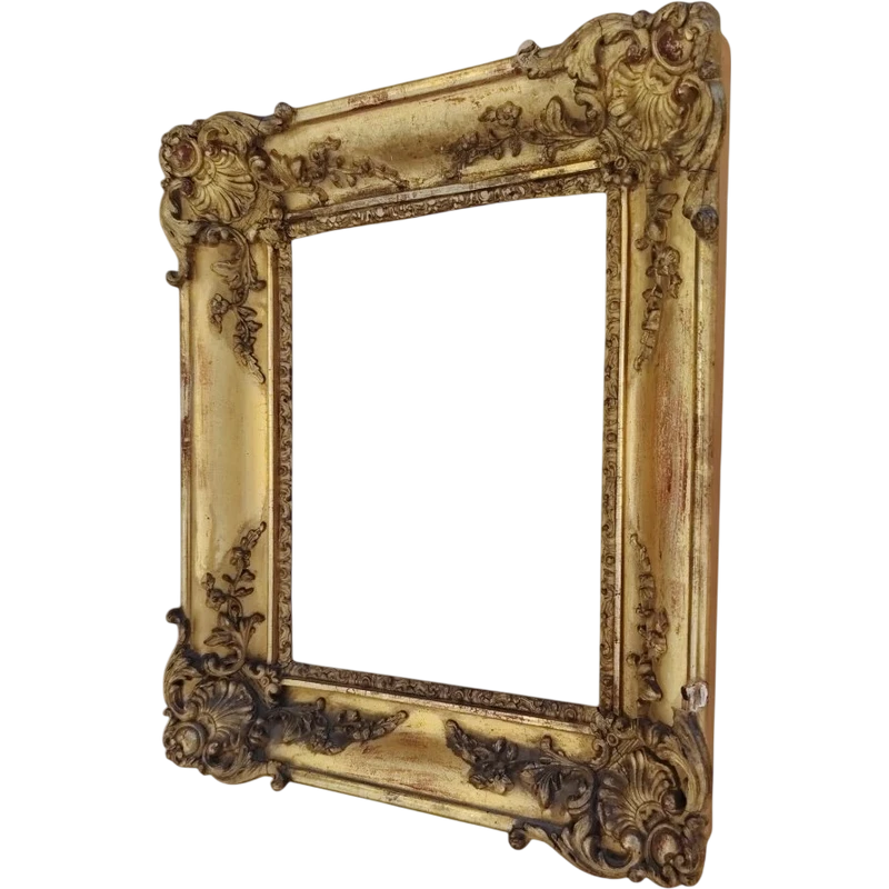 cornice barocca dell'800 , legno  dorato