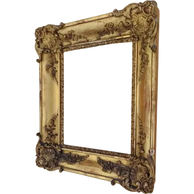 Baroque frame from the 1800s , gilded wood