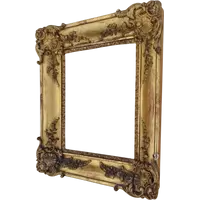 cornice barocca dell'800 , legno  dorato