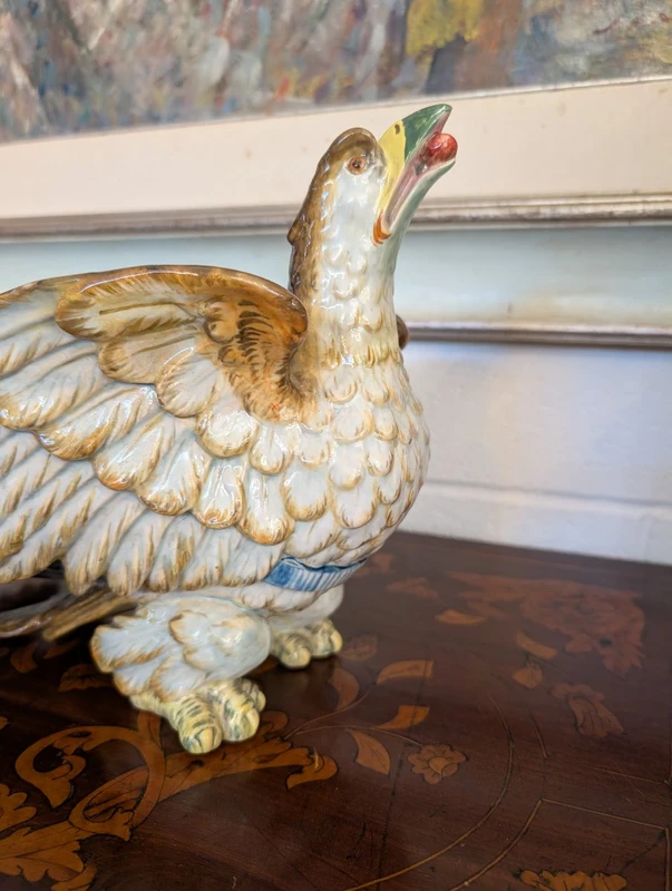 Ceramic Table Planter - Manifattura Ginori, Late 19th Century