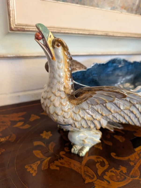 Ceramic Table Planter - Manifattura Ginori, Late 19th Century