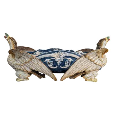 Ceramic Table Planter - Manifattura Ginori, Late 19th Century