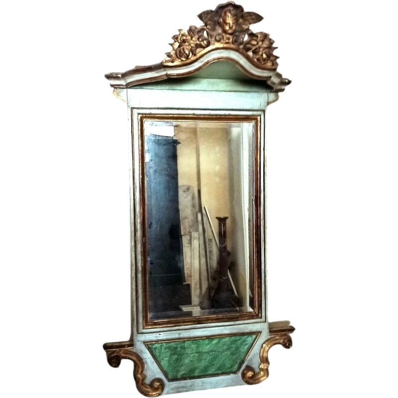 Residence mirror frame baroque xviii century Tuscany