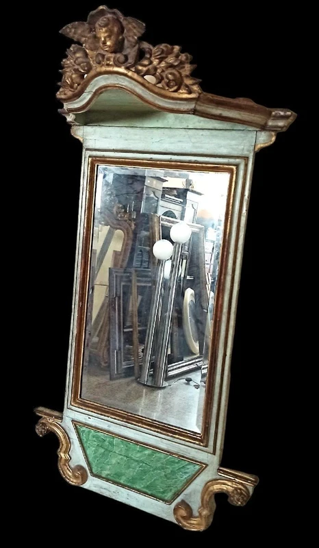Residence mirror frame baroque xviii century Tuscany