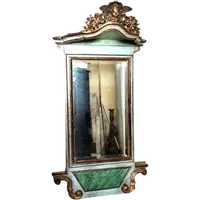 Residence mirror frame baroque xviii century Tuscany