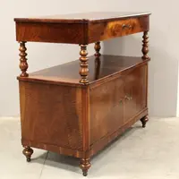 Antique Luigi Filippo walnut sideboard Italy 19th century