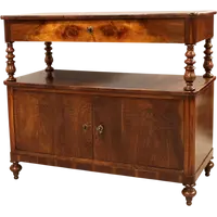 Antique Luigi Filippo walnut sideboard Italy 19th century