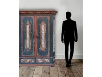 Tyrolean Painted Wardrobe, dated 1817