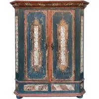 Tyrolean Painted Wardrobe, dated 1817