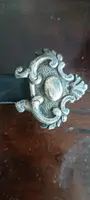 Crucifix ancien, bénitier en argent 19e siècle Naples