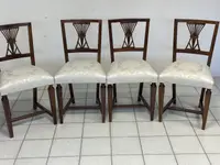 Group of four Louis XVI chairs . Modena late 1700s.