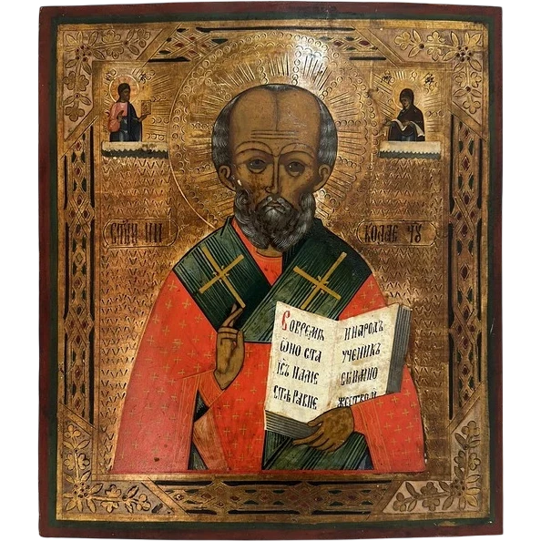 St. Nicholas - 19th Century Russian Icon