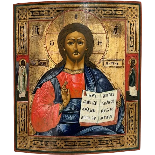 Christ Pantocrator - 19th Century Russian Icon