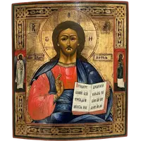 Christ Pantocrator - 19th Century Russian Icon