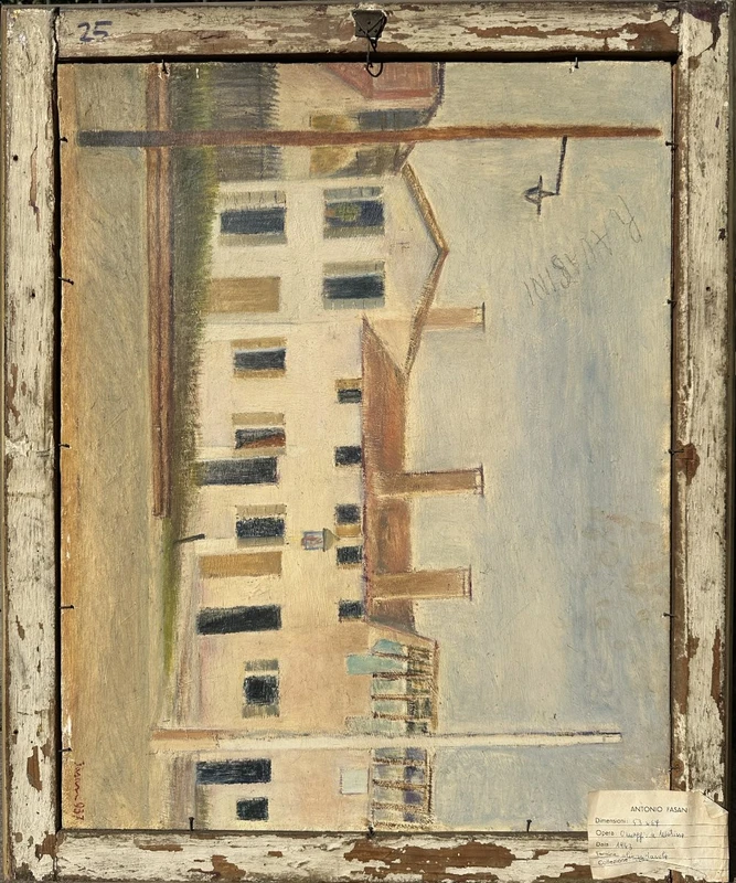 Antonio Fasan, Homage to Matisse, oil on panel cm. 67x53