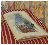 Antonio Fasan, Homage to Matisse, oil on panel cm. 67x53