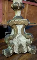 Antique pair of candlesticks END 17th century Louis XIV baroque