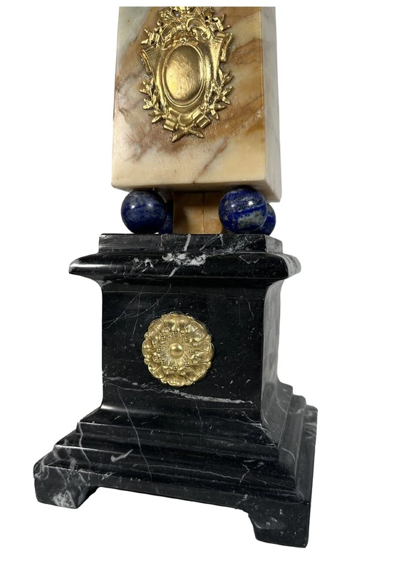 Pair of marble obelisks, Rome, first half of the 20th century