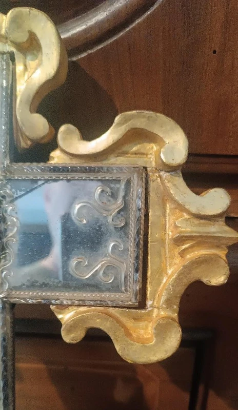 Ancienne stauroteca , croix reliquaire , relique de la sainte croix -venise 18ème siècle -h.40 c