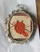 Ancienne stauroteca , croix reliquaire , relique de la sainte croix -venise 18ème siècle -h.40 c