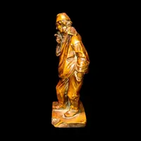 Boxwood sculpture depicting male figure