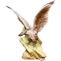 Grande sculpture en céramique représentant un aigle.Guido Cacciapuoti.