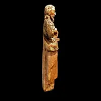 Sculpture en bois représentant Saint Jean.Eloca 15ème siècle