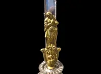 Ceremonial metal astylar cross ( silver globular part)