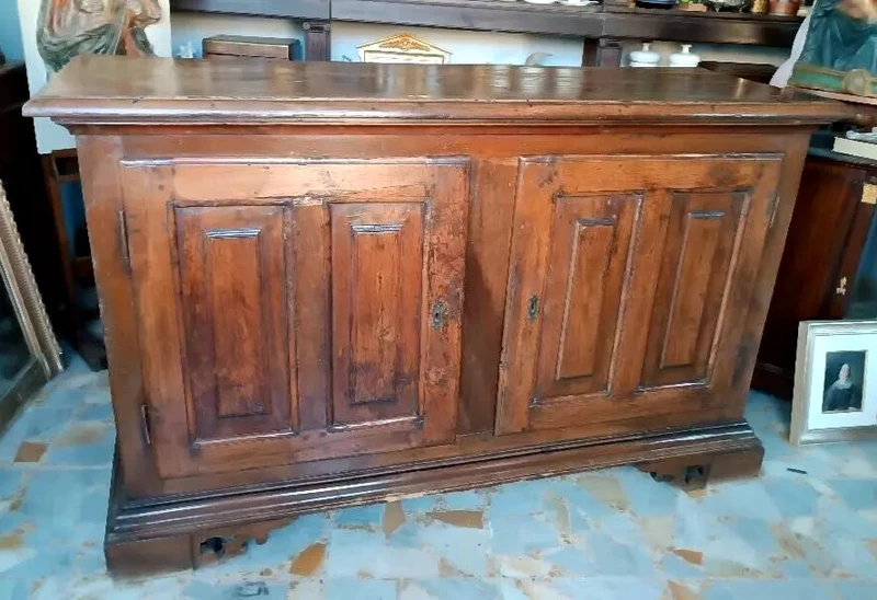 Large antique walnut sideboard northern italy 17th century