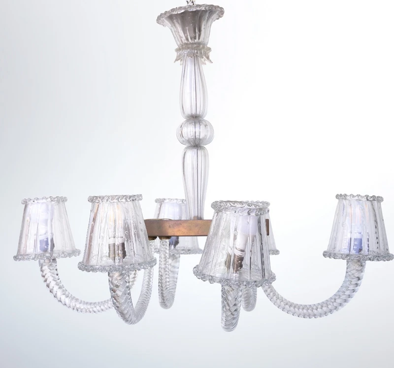 Murano glass chandelier by Fratelli Toso
