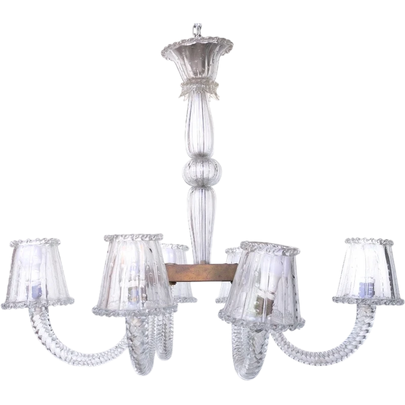 Murano glass chandelier by Fratelli Toso