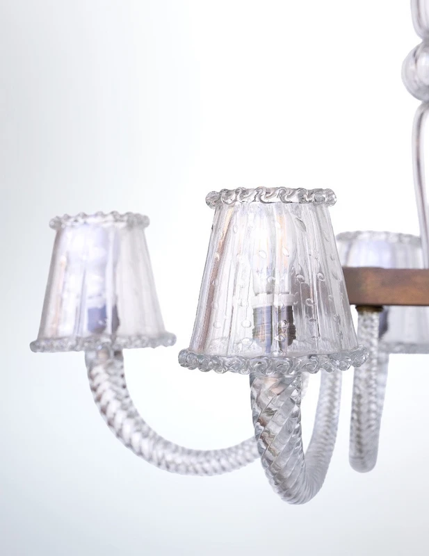 Murano glass chandelier by Fratelli Toso