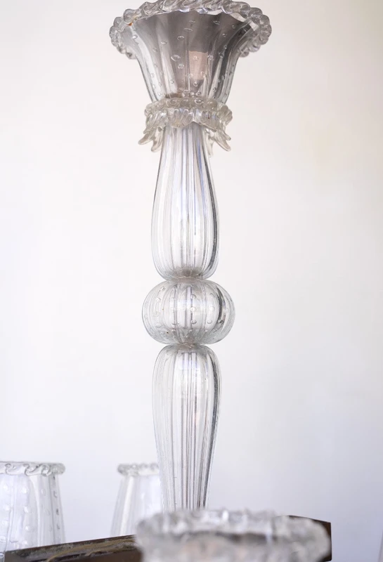 Murano glass chandelier by Fratelli Toso
