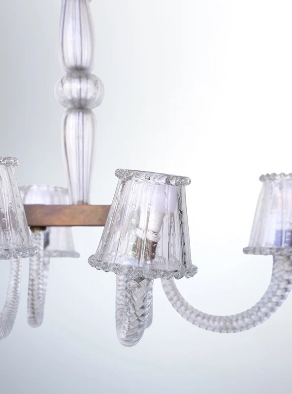 Murano glass chandelier by Fratelli Toso